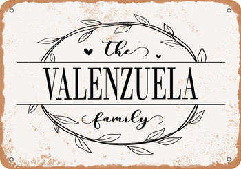 The Valenzuela Family (Style 1) - Metal Sign