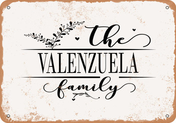 The Valenzuela Family (Style 2) - Metal Sign