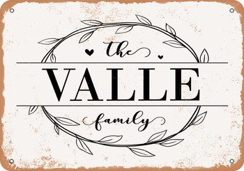 The Valle Family (Style 1) - Metal Sign