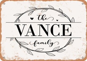 The Vance Family (Style 1) - Metal Sign