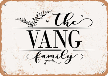 The Vang Family (Style 2) - Metal Sign