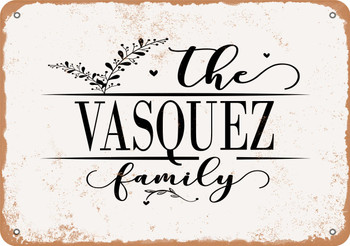 The Vasquez Family (Style 2) - Metal Sign