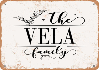 The Vela Family (Style 2) - Metal Sign