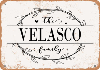 The Velasco Family (Style 1) - Metal Sign