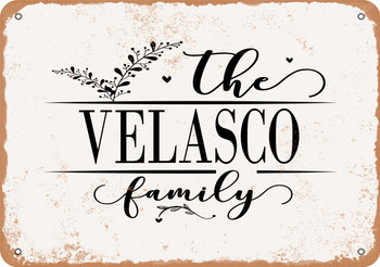 The Velasco Family (Style 2) - Metal Sign