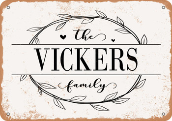 The Vickers Family (Style 1) - Metal Sign