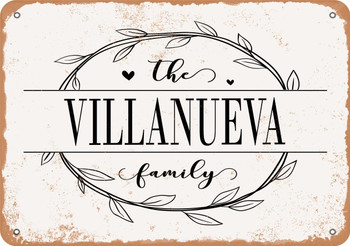 The Villanueva Family (Style 1) - Metal Sign