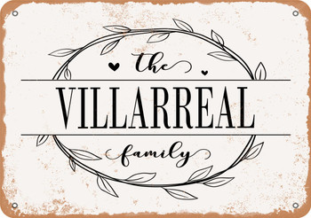 The Villarreal Family (Style 1) - Metal Sign