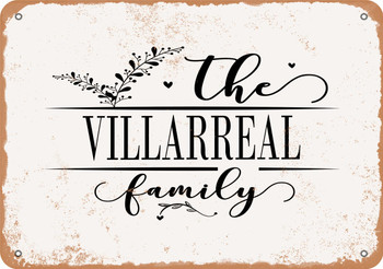 The Villarreal Family (Style 2) - Metal Sign