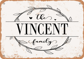 The Vincent Family (Style 1) - Metal Sign