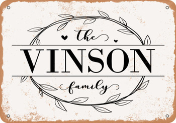 The Vinson Family (Style 1) - Metal Sign