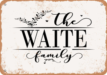 The Waite Family (Style 2) - Metal Sign