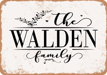 The Walden Family (Style 2) - Metal Sign