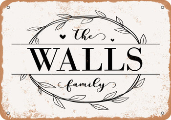 The Walls Family (Style 1) - Metal Sign