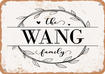 The Wang Family (Style 1) - Metal Sign