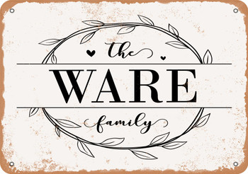 The Ware Family (Style 1) - Metal Sign