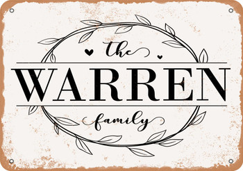 The Warren Family (Style 1) - Metal Sign