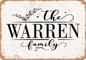 The Warren Family (Style 2) - Metal Sign