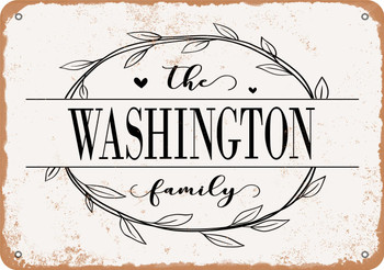 The Washington Family (Style 1) - Metal Sign