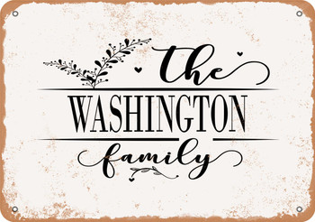 The Washington Family (Style 2) - Metal Sign