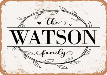 The Watson Family (Style 1) - Metal Sign