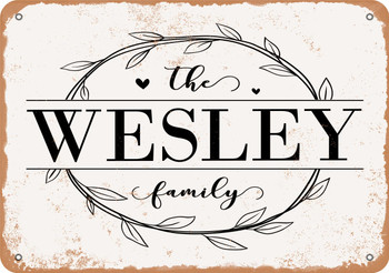 The Wesley Family (Style 1) - Metal Sign