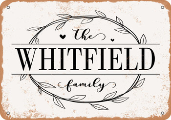 The Whitfield Family (Style 1) - Metal Sign