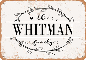 The Whitman Family (Style 1) - Metal Sign