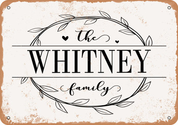 The Whitney Family (Style 1) - Metal Sign