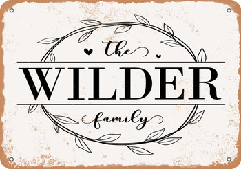 The Wilder Family (Style 1) - Metal Sign