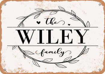 The Wiley Family (Style 1) - Metal Sign