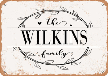 The Wilkins Family (Style 1) - Metal Sign