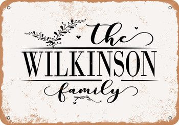 The Wilkinson Family (Style 2) - Metal Sign