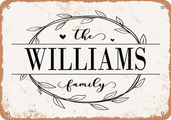 The Williams Family (Style 1) - Metal Sign