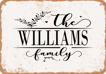 The Williams Family (Style 2) - Metal Sign