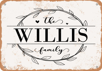 The Willis Family (Style 1) - Metal Sign