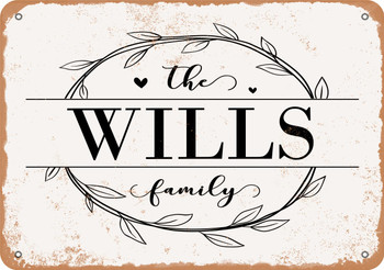 The Wills Family (Style 1) - Metal Sign
