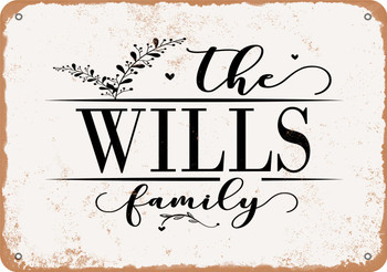 The Wills Family (Style 2) - Metal Sign