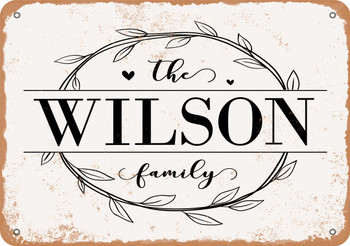 The Wilson Family (Style 1) - Metal Sign