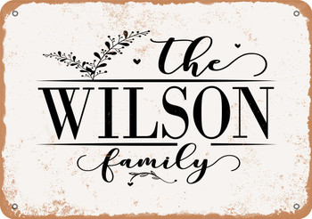 The Wilson Family (Style 2) - Metal Sign
