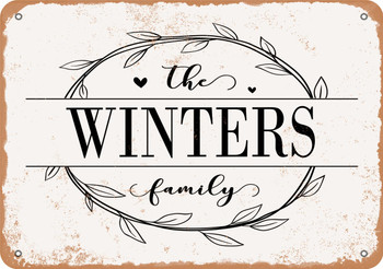 The Winters Family (Style 1) - Metal Sign