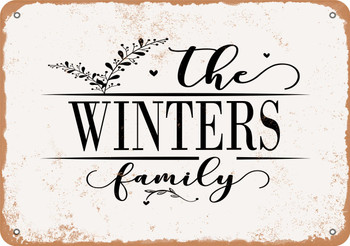 The Winters Family (Style 2) - Metal Sign