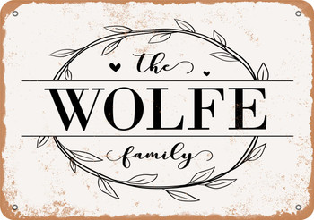 The Wolfe Family (Style 1) - Metal Sign