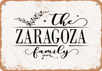 The Zaragoza Family (Style 2) - Metal Sign