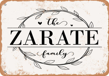 The Zarate Family (Style 1) - Metal Sign