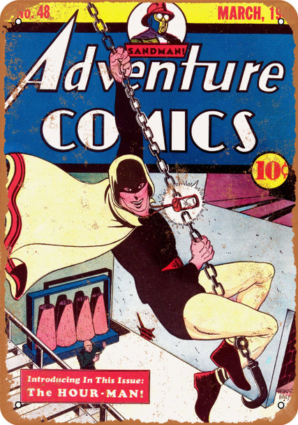 Adventure Comics #48 - Metal Sign