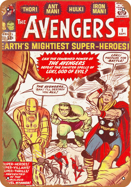 Avengers #1 - Metal Sign