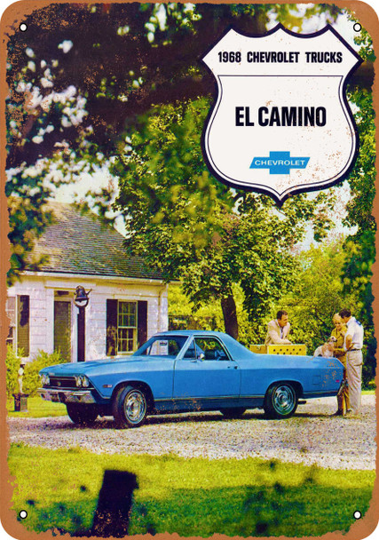 1968 El Camino - Metal Sign