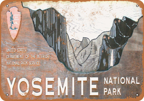 Yosemite National Park - Metal Sign
