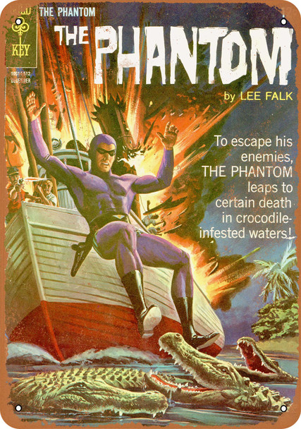 1965 The Phantom Comic - Metal Sign